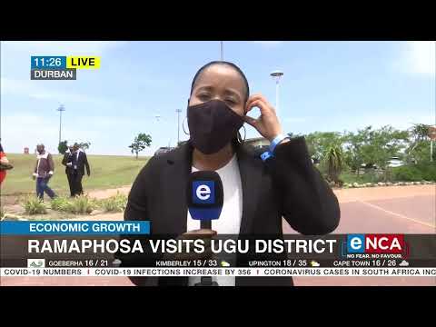 Ramaphosa visits Ugu District