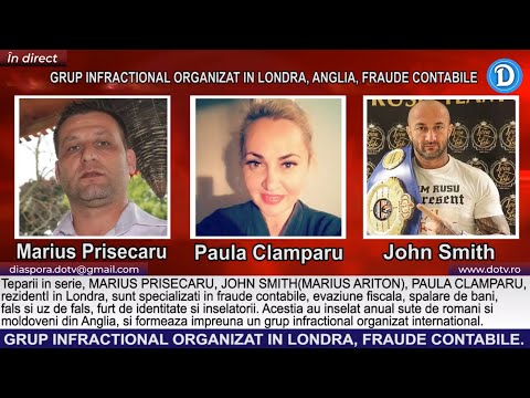 Grup Infractional: Marius Prisecaru, John Smith, Paula Clamparu