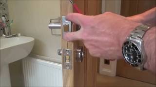 How To repair a faulty broken Door Handle Latch