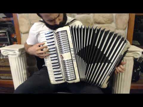 4845 - Ivory Mussi Corvette Piano Accordion LM 41 120 $799