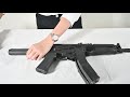 Product video for LCT 9mm PP-19 PDW AK Airsoft AEG Rifle w/ Polymer Handguard (Black)