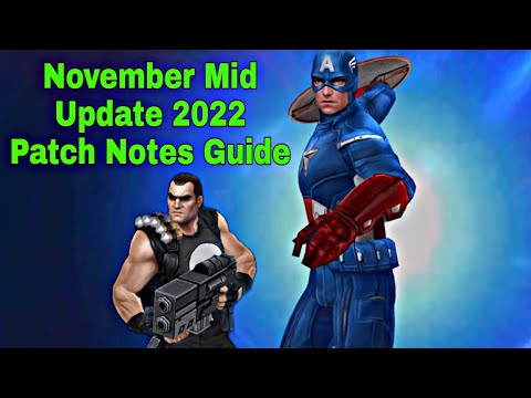 Patch Notes And Events Guide On November Mid Update 2022 - Marvel Future Fight