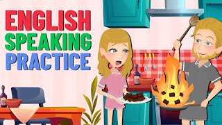 English Speaking Practice for Beginners with Daily Cooking | English Conversation for Listening