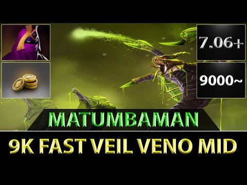 MATUMBAMAN [Venomancer] 9K Fast Veil Mid Veno ► Dota 2 7.06d