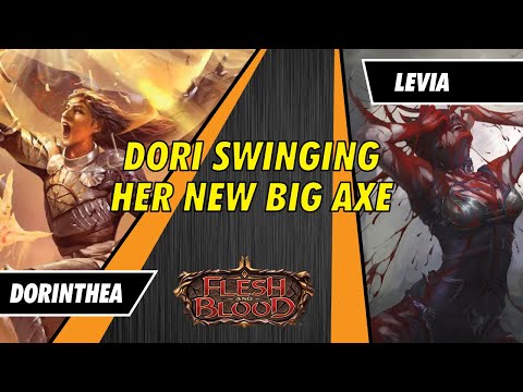 Dori swinging her new big axe [Dorinthea VS Levia]