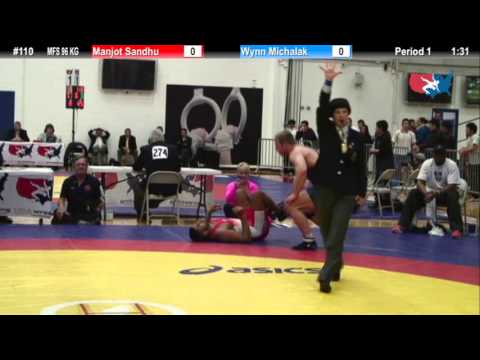 96 KG SF - Manjot Sandhu (CAN) vs. Wynn Michalak (TMWC)
