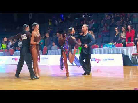 Minsk Open 2020 IDSU World Cup Adult LA Martynov - Skripnikova Rumba