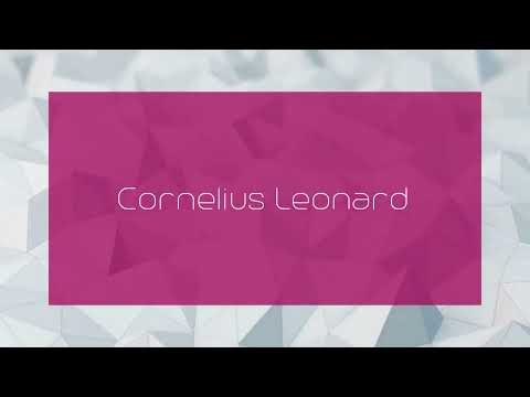 Cornelius Leonard