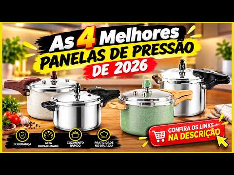 🍲🔥 As 4  Melhores Panelas de Pressão de 2026! Qual Vale a Pena?