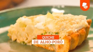 Quiche de alho-poró — Receitas TudoGostoso