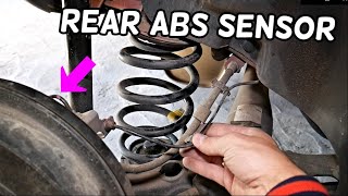 CHEVROLET CRUZE REAR ABS SENSOR REPLACEMENT REMOVAL | CHEVY CRUZE SPEED SENSOR