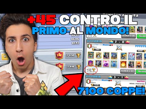 +45 COPPE CONTRO il PRIMO al MONDO! 7.100 COPPE, NON CI CREDO!