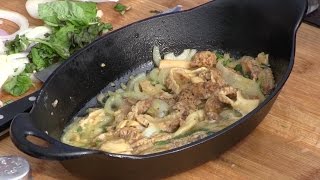 Morel Mushroom Recipe - Butter/Onions/Basil/Pernod
