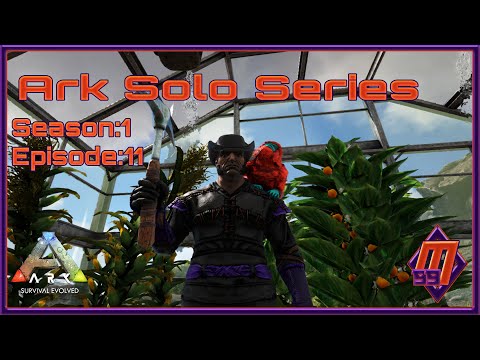 Ark Solo Series S1E10: Base expansion! My super efficient greenhouse, and a trip to the Snow!