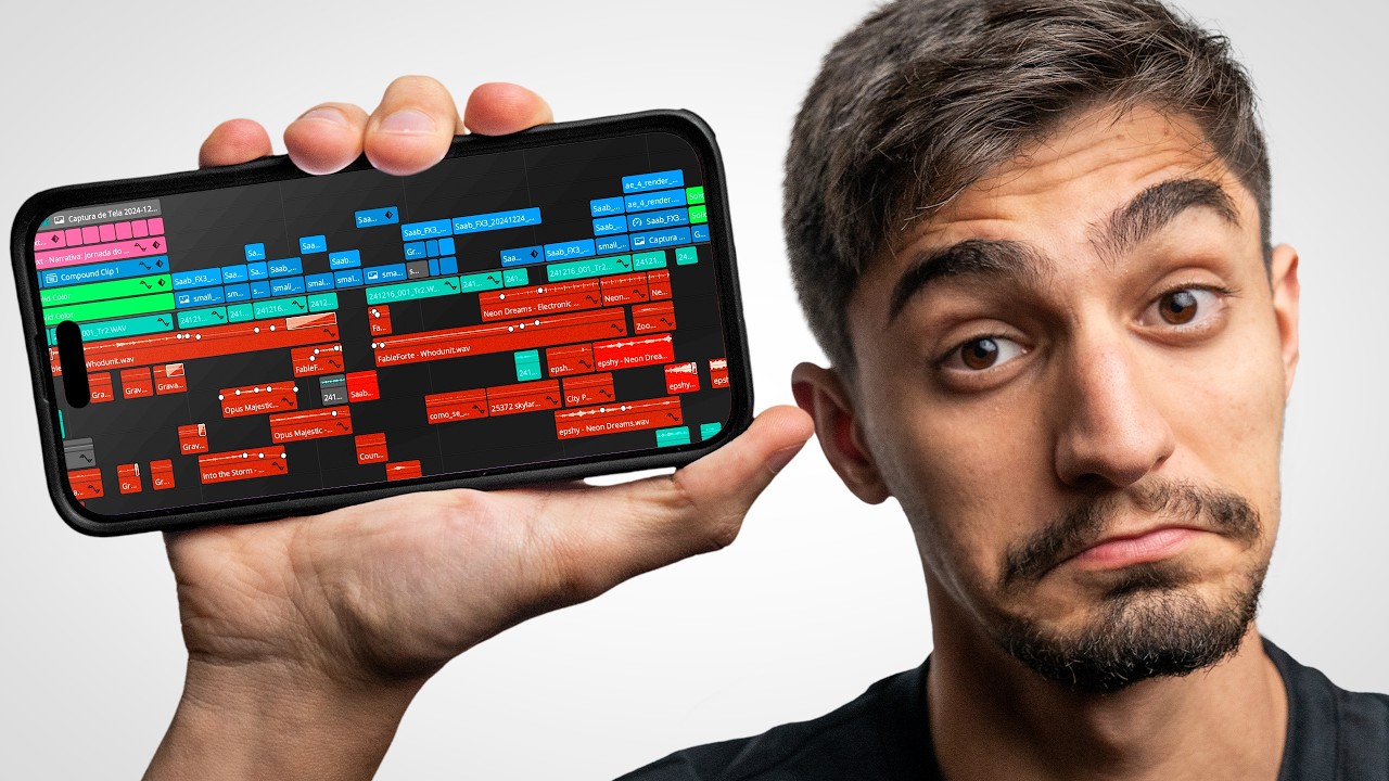 I EDITED a PROFESSIONAL video using 100% my CELL PHONE