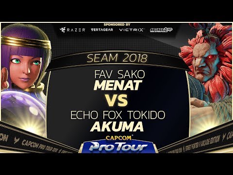 FAV Sako (Menat) vs Echo Fox Tokido (Akuma) - SEA Major 2018 - Asia Regional Final - CPT 2018