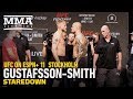 UFC Stockholm: Alexander Gustafsson vs. Anthony Smith Weigh-In  Staredown- MMA Fighting