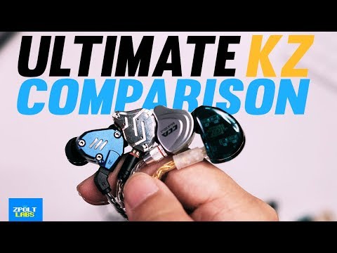 10 DRIVER KZ Comparison - KZ ZS10 Pro vs AS10 vs ZS7 vs C10