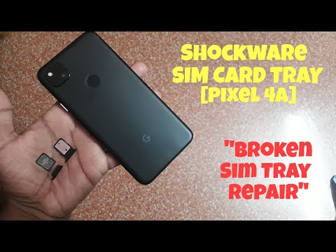 Pixel 4a Repair Update: Sim Tray Broken & Stuck Inside + Unboxing Shockware Sim Card Tray [Pixel 4a]