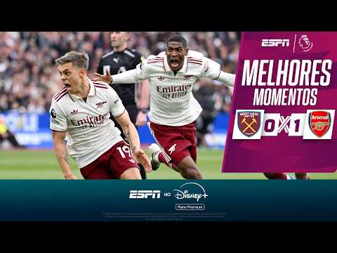 Gols e lances de West Ham x Arsenal