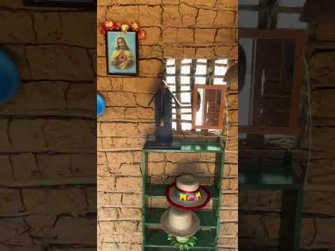 Casa de barro anexada ao Casarão Sítio São Luís em Pacoti - Ceará, Brasil.