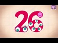 Learn Number Twenty Six 26 In English By Endless Numbers Kids Video