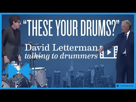 David Letterman | Are Those Your Drums?