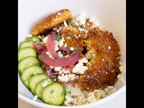 HOT HONEY PANKO CHICKEN BOWLS
