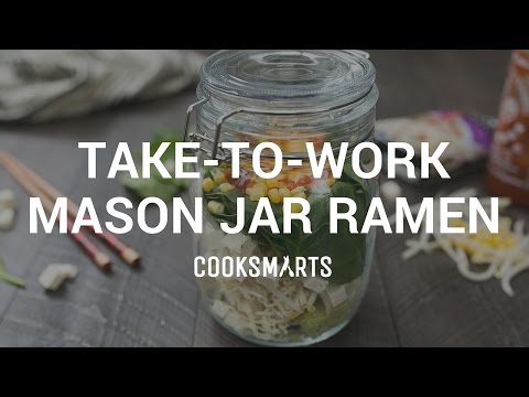 How to Make Take-to-Work Mason Jar Ramen