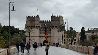 Life in Valencia - Torres de Serranos on a Cloudy Day - Creative Commons License