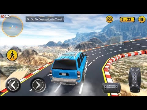 Offroad Jeep Prado Driving Car Stunt - 4x4 SUV Impossible Games - Android Gameplay FHD