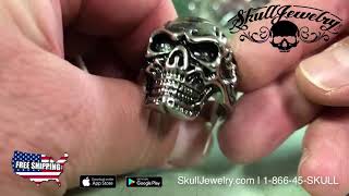 Big Bold and Heavy Skull Ring Going to New Mexico