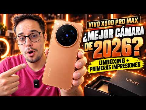 Vivo X500 Pro Max: ¿la MEJOR CÁMARA del año? Unboxing y primeras impresiones...
