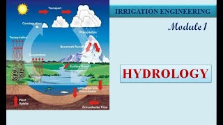IRRIGATION ENGG. MOD 1 HYDROLOGY & RAIN GUAGES