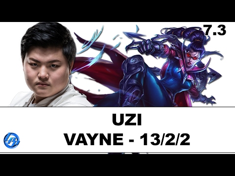 Uzi - Vayne vs Caitlyn - Patch 7.3