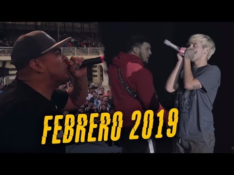 Las MEJORES RIMAS del MES de FEBRERO 2019 - ¡ÉPICO! | Batallas de Gallos (Freestyle Rap)