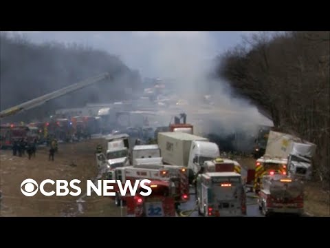 Snow squall causes deadly pileup on Pennsylvania highway