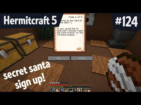 Hermitcraft Secret Santa 2017 sign-up — Hermitcraft 5 ep 124