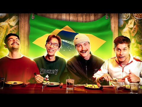 Foreigners 🇨🇦 Trying Brazilian Food 🤣