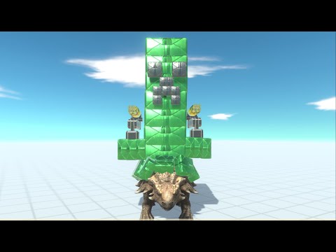 The Zord Creeper - Modern Ankylosaurus | Animal Revolt Battle Simulator