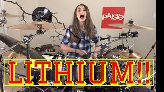 Nirvana ∞ Lithium ∞ Drum Cover By Simone Lockhart