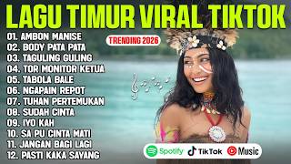 Download lagu LAGU TIMUR TERBARU 2026 VIRAL TIKTOK (LIRIK) AMBON MANISE - TAGULING GULING - BODY PATA PATA mp3 Download lagu LAGU TIMUR TERBARU 2026 VIRAL TIKTOK (LIRIK) AMBON MANISE - TAGULING GULING - BODY PATA PATA mp3