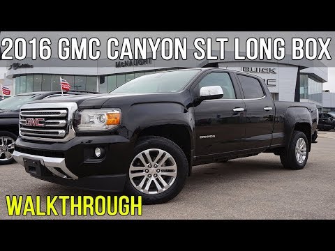 2016 GMC Canyon SLT Long Box Crew Cab | 3.6L V6 (Walkthrough)