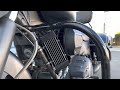 UC Frame Tube Mount Engine Oil Cooler Kit Black Naked