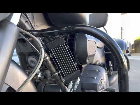 UC Frame Tube Mount Engine Oil Cooler Kit Black Naked 3
