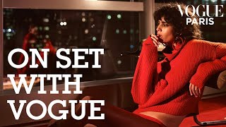 Les coulisses du shooting 