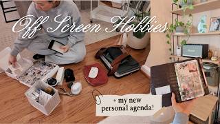 I finally decluttered & organized my hobby nook! ✨ How I store my hobby / journaling supplies