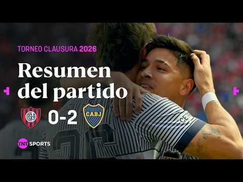 BOCA LE GANÓ A SAN LORENZO Y SE QUEDÓ CON EL CLÁSICO | #Sanlorenzo 0-2 #Boca | Resumen