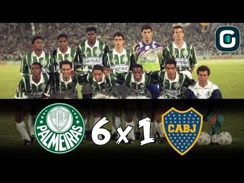 Palmeiras 6 x 1 Boca Juniors | Relembre GOLEADA HISTÓRICA do Verdão em 1994! (24/10/18)
