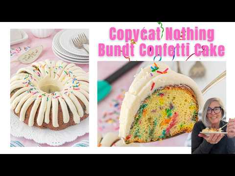 Copycat Nothing Bundt Confetti Cake | Bakery-Style at Home